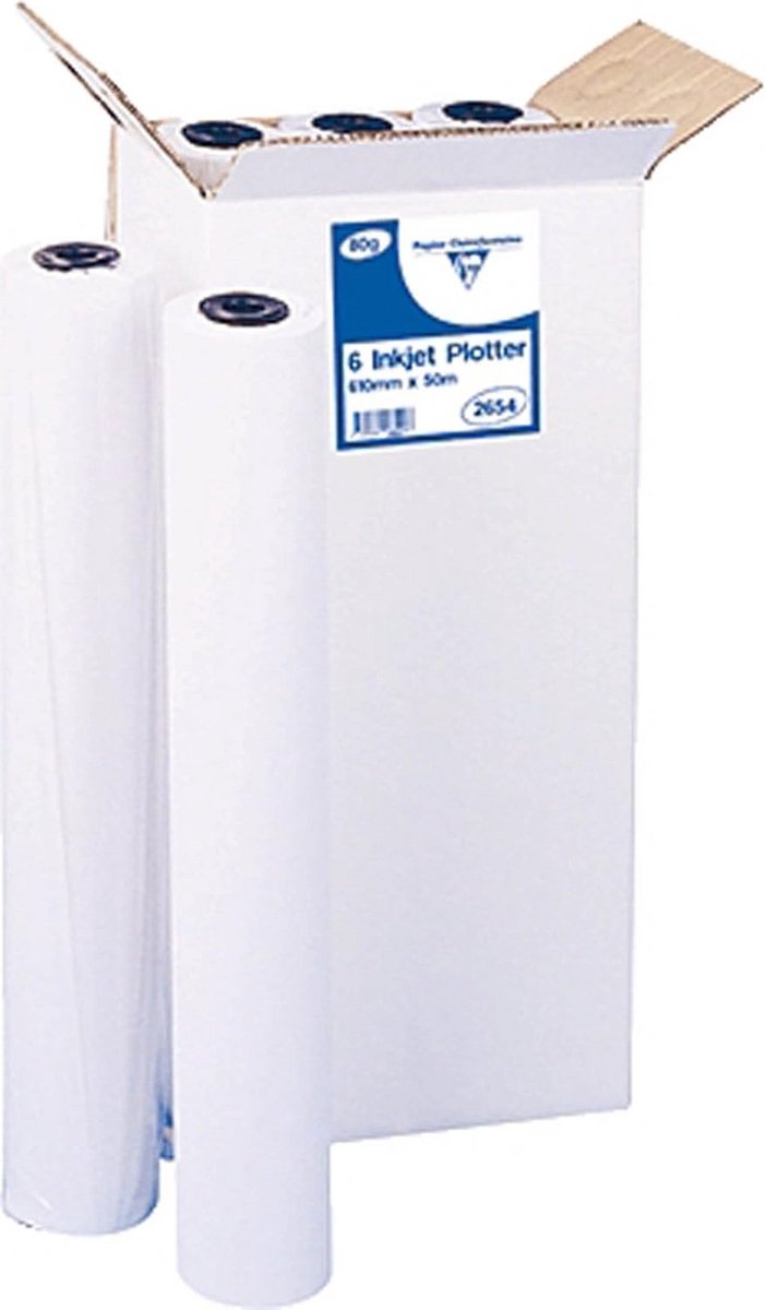 A1 Plotterpapier Wit - 80 g/m² - Geschikt voor Inkjet Printers