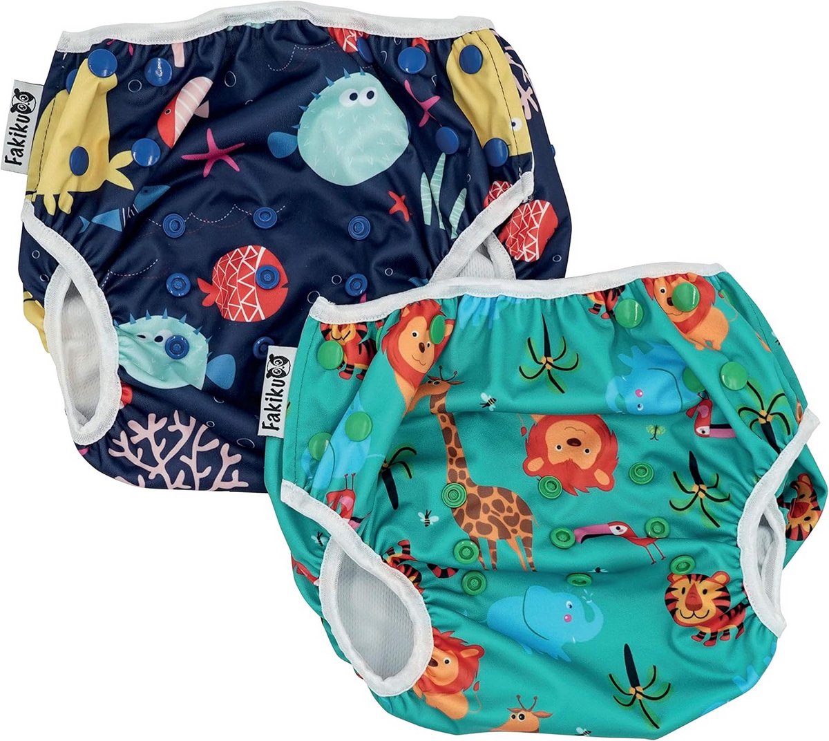 Verstelbare Herbruikbare Zwembroek voor Baby's en Peuters (0-36 Maanden) - Geschikt als Badbroek of Overbroek