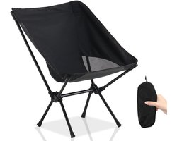 Foldable Ultralight Camping Chair - Folding Chair voor Outdoor Camping - Fishing - Picnic - Beach Chair met Compact Design en Carry Bag - Robuuste Vouwstoel voor Volwassenen