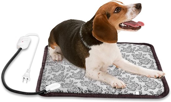 Verwarmingskussen Voor Buitenkattenhuis, 3-Niveaus Elektrisch Opvouwbaar Verstelbare Verwarmer, Dierenbedverwarmer, Voor Katten Puppy Konijn Huis Buiten Winter Reizen Auto Camping