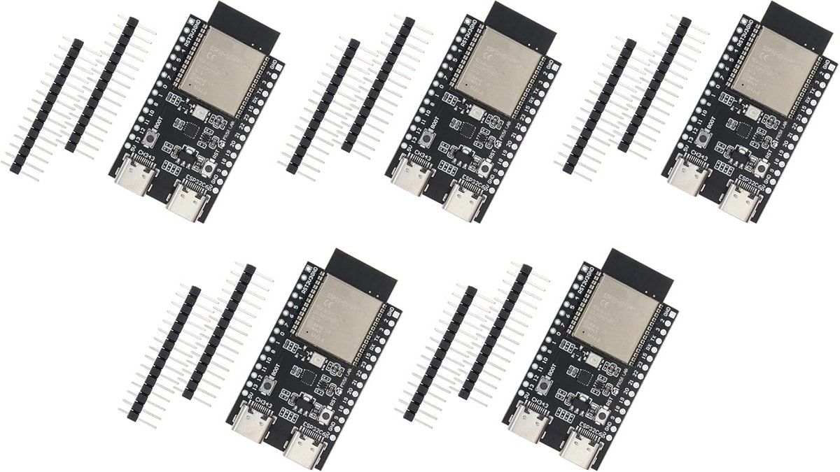 5x ESP32-C6 Ontwikkelbord met WiFi 6 en Bluetooth, Type-C, 16MB Flash