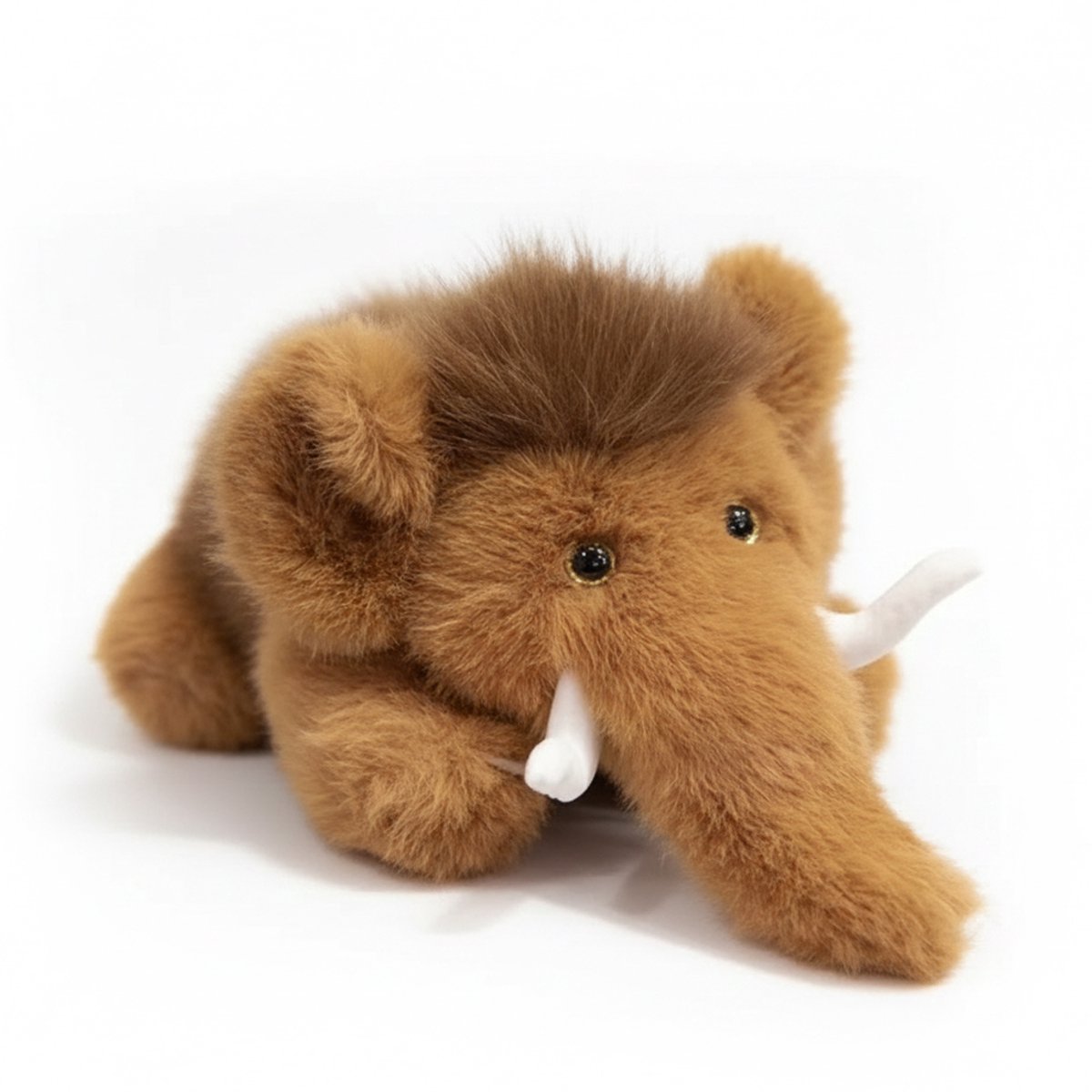 Creasowl® Mammoet Knuffel – Wildlife Pluche Mammoet – Zachte Dieren Knuffel met Subtiel Gewicht – Decoratie & Cadeau voor Kinderen en Verzamelaars