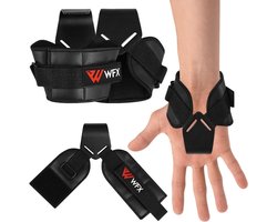 Verstevigde Gewichthef Haken met Polssteun voor Deadlifts, Chin-ups en Krachttraining