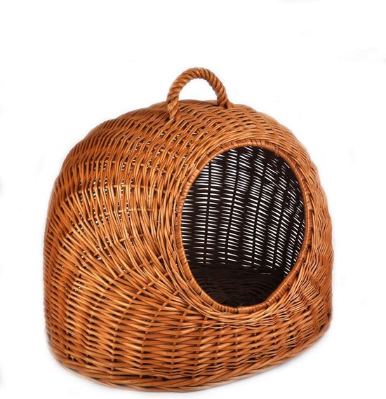 Rotan kattenmand rond | Mandenmakerij en Rotanmeubelfabriek