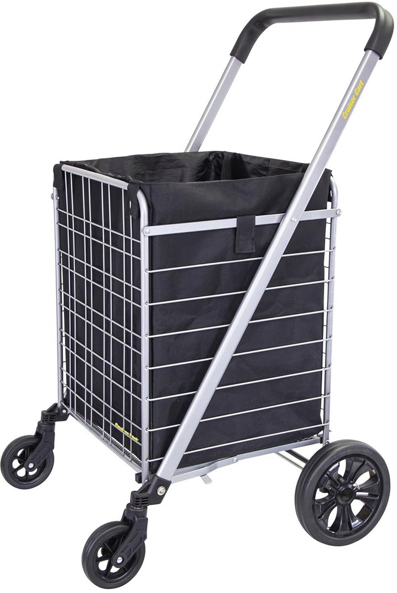 Opvouwbare Boodschappenkar op Wielen – Lichtgewicht en Compacte Trolley