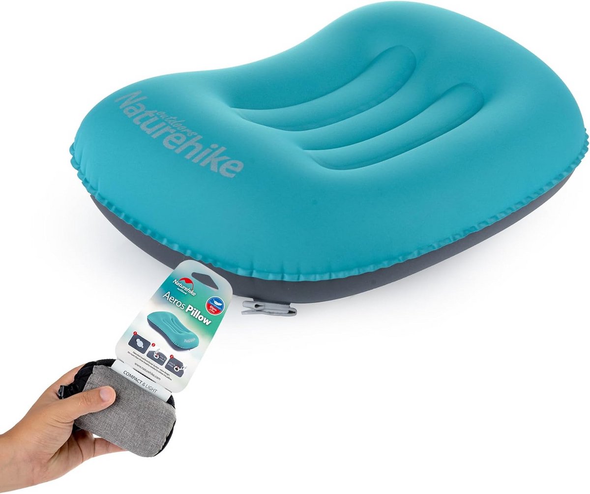 Opblaasbaar Reiskussen TPU Ultra Licht Waterdicht Compressie voor Kamperen en Backpacking