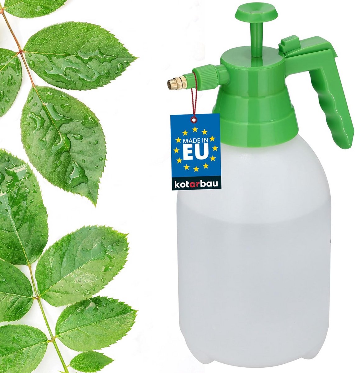 Drukspuit voor Plantenverneveling met Verstelbare Spuitkop 2 Liter Inhoud