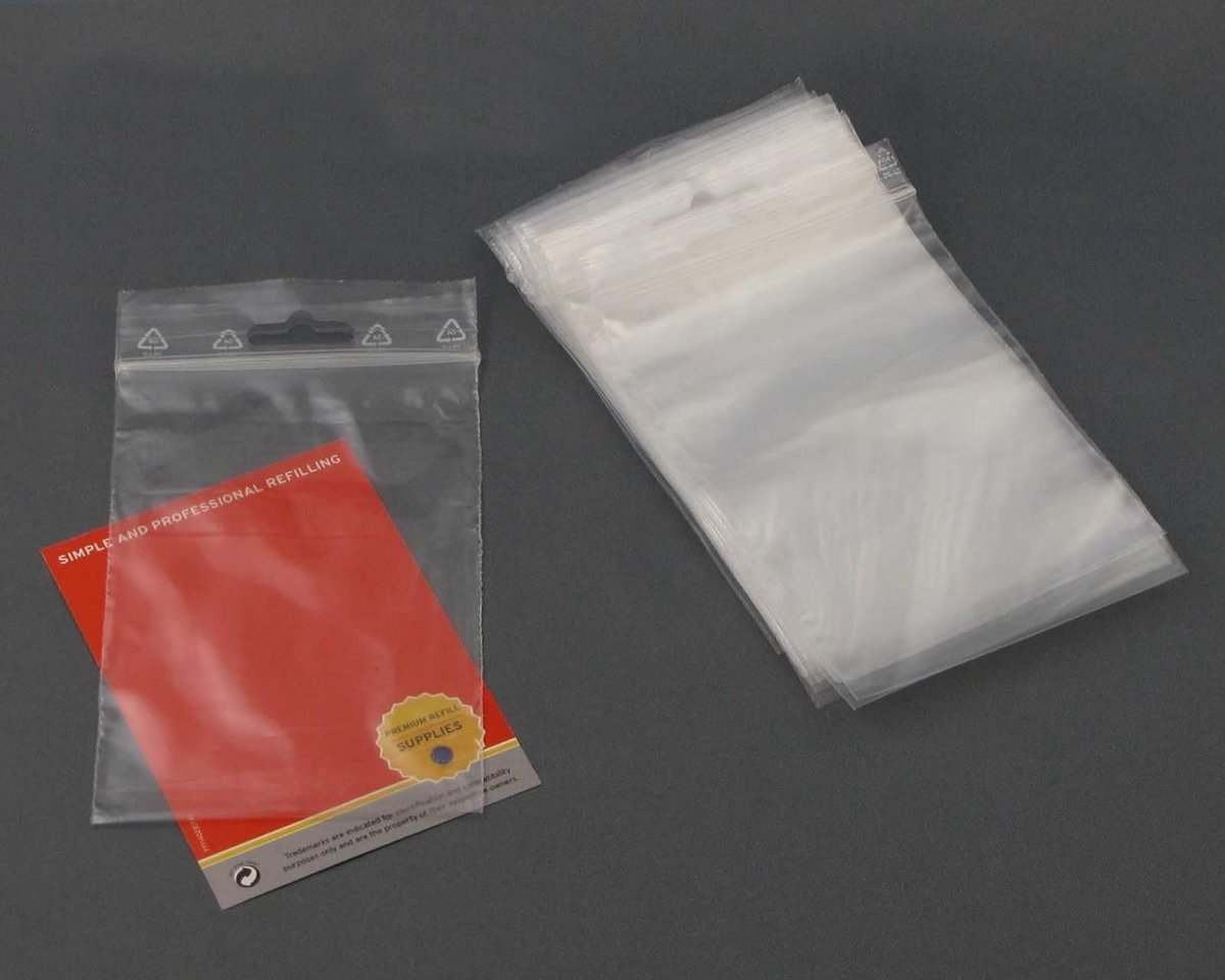 Set van 1000 Scheurbestendige Sluitzakjes met Drukker 170 x 120 mm