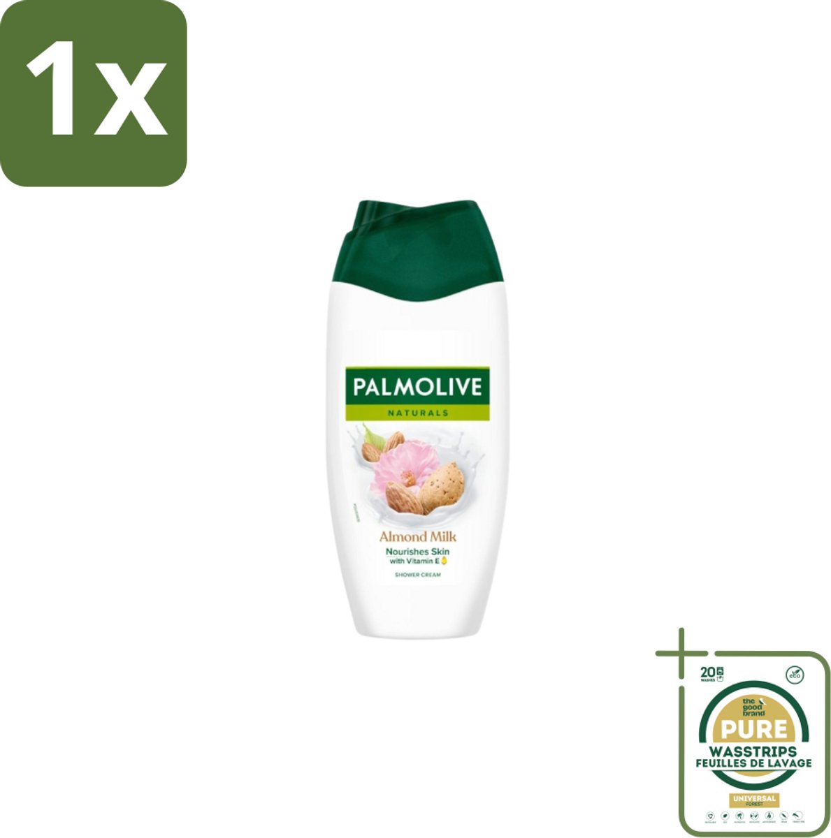 1 x Palmolive – Douchegel – Almond Milk – 250 ml- Koffiezetapparaat - Koffiezetapparaat - Koffiezetapparaat