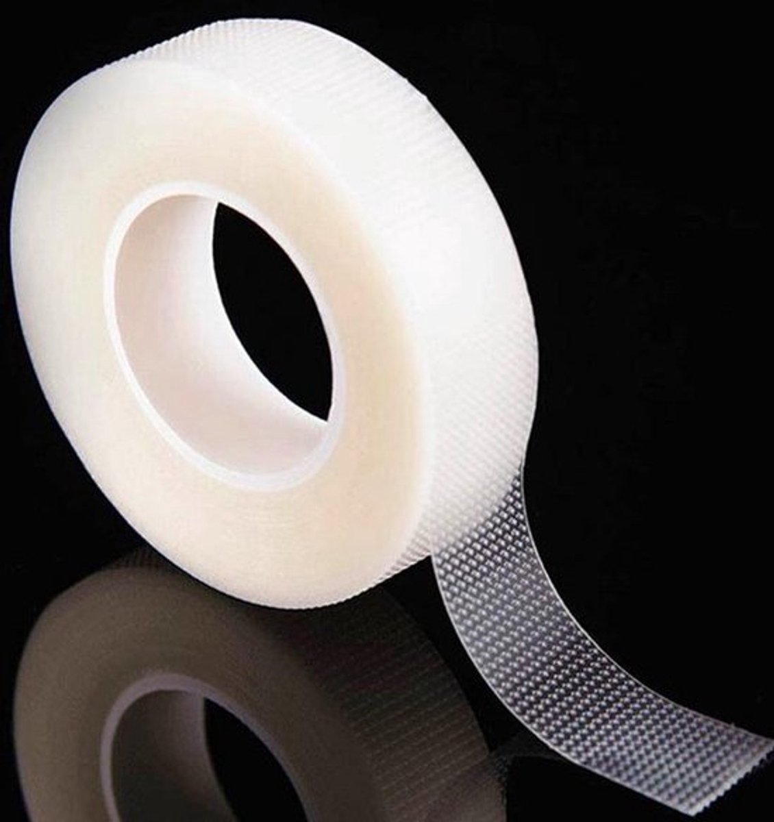 Plastic transparante wimpertape 3 rollen - glad en makkelijk op maat scheurbaar