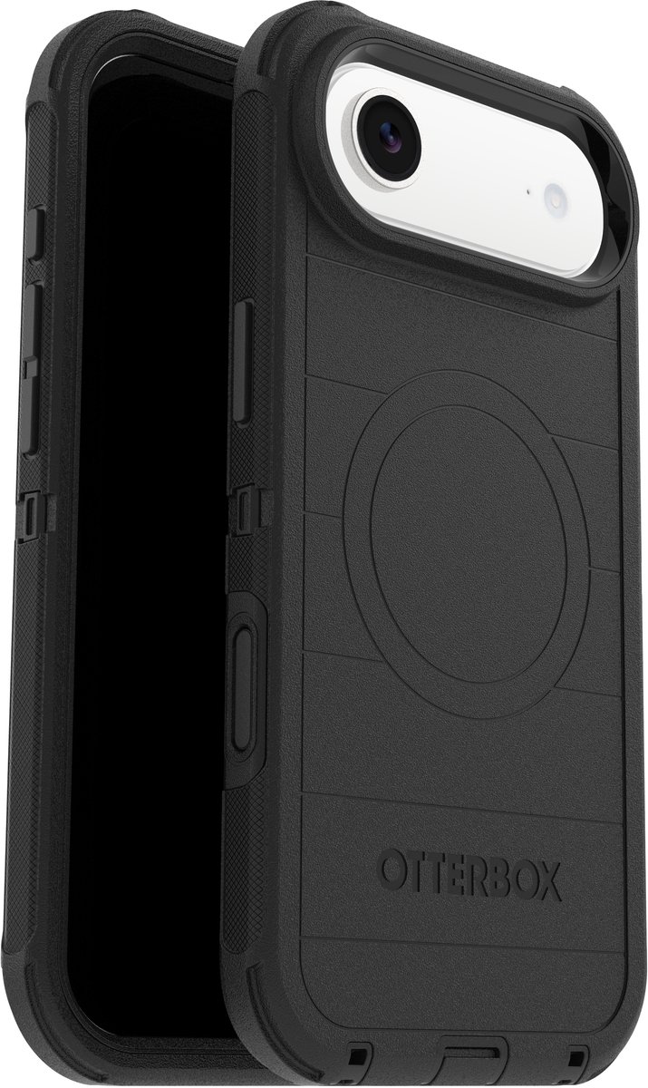 Otterbox Defender Pro iPhone 17 Air Back Cover met MagSafe Magneet Zwart