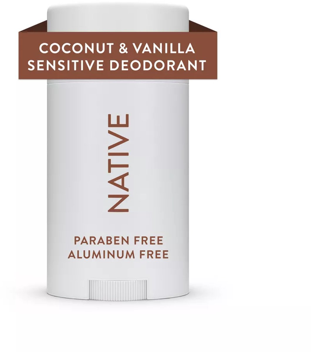 Native Sensitive Deodorant voor dames en heren - Kokosnoot & Vanille - Vrij van aluminium