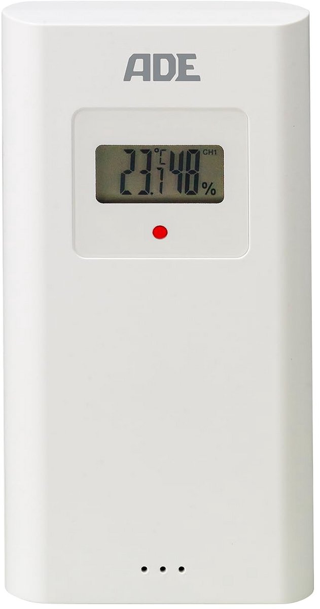 Draadloze Buitensensor met Display voor Weerstation - 3 Kanalen