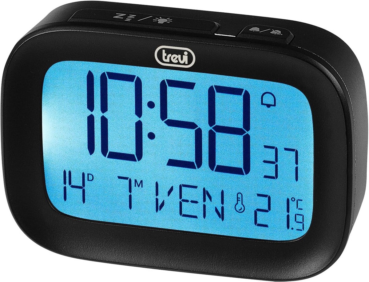 Digitale Wekker met Temperatuurmeter, Groot LCD Display, Snooze en Kalender