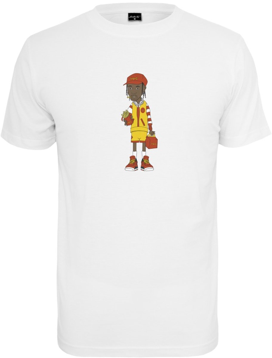 Mister Tee Employee Heren Tshirt 5XL Wit