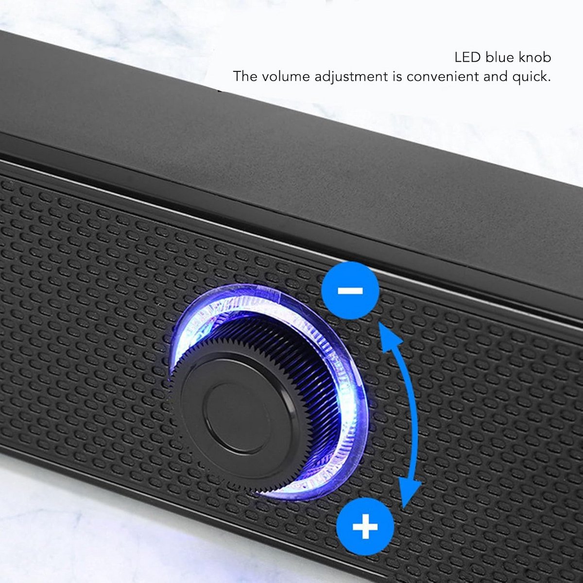 Stereo USB Soundbar met 3,5 mm AUX aansluiting - afbeelding 3