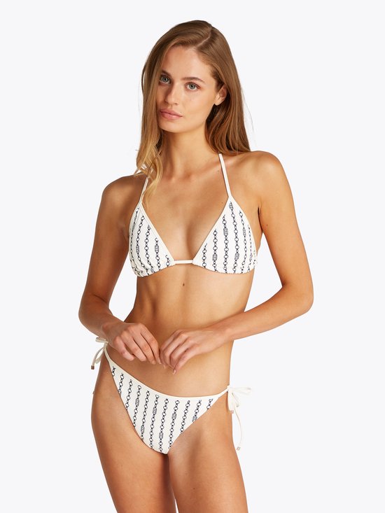 Maillot De Bain Imprimé Tommy Hilfiger À String Et Liens Latéraux. - Fashion Wear - Femme