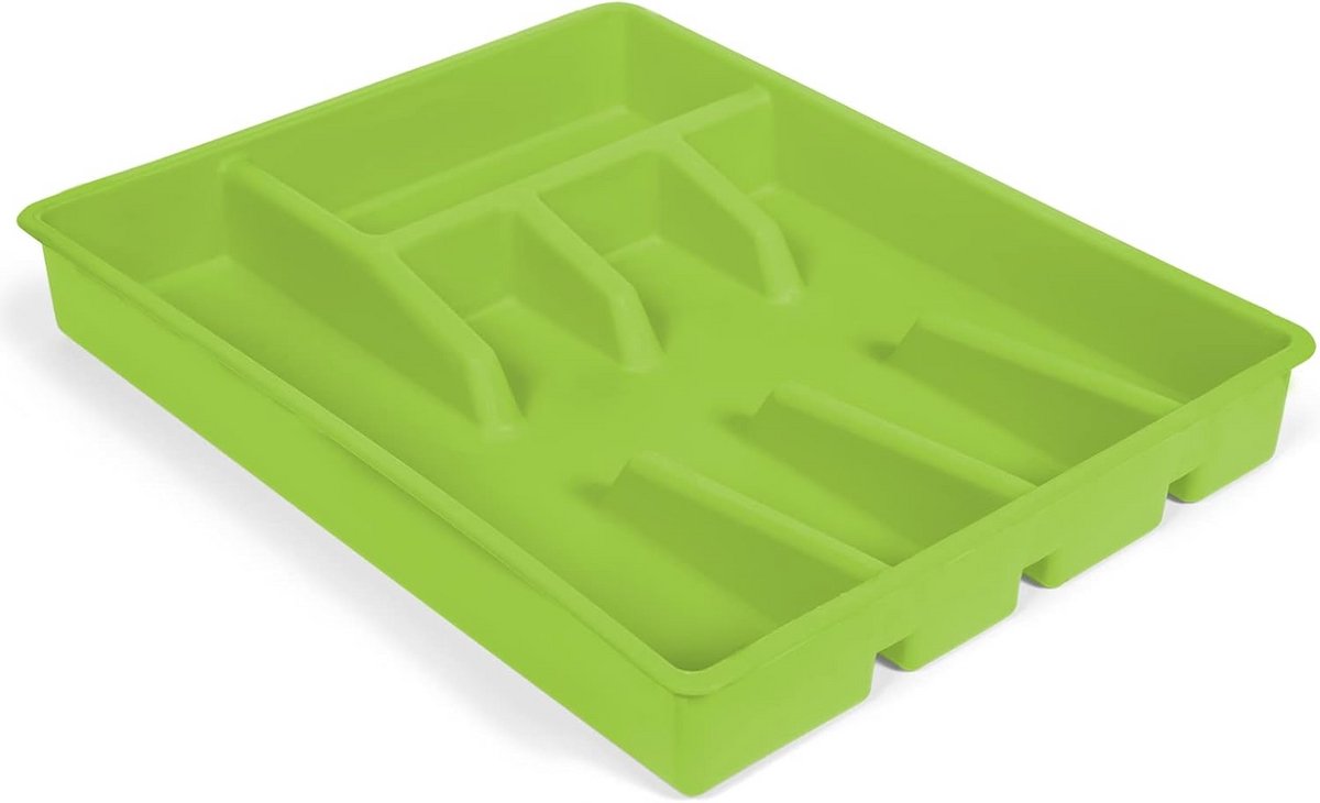 Bestekhouder voor 5 personen - Groen Bestekbak Tafelorganizer