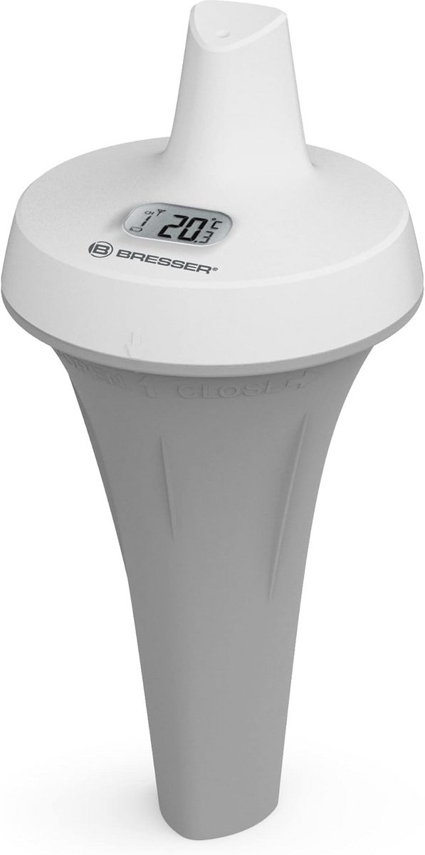 Zwembadthermometer voor watertemperatuurmeting – Draadloze, drijvende thermometer met LCD-scherm