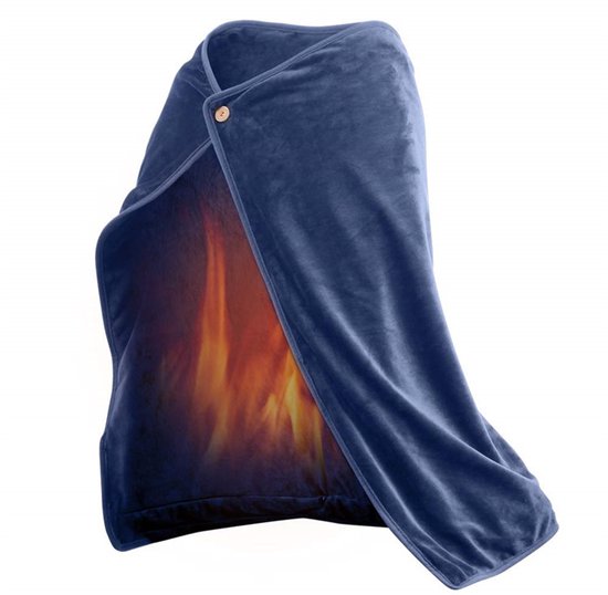 TDR Elektrische Poncho Verwarmingsdeken met USB-aansluiting - TDR - €32,89