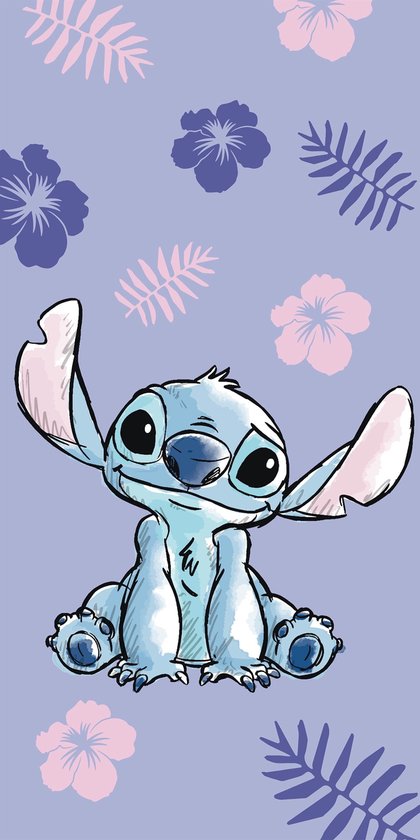 Disney Lilo et Stitch Serviette de plage Stitch - 70 x 140 cm - Katoen