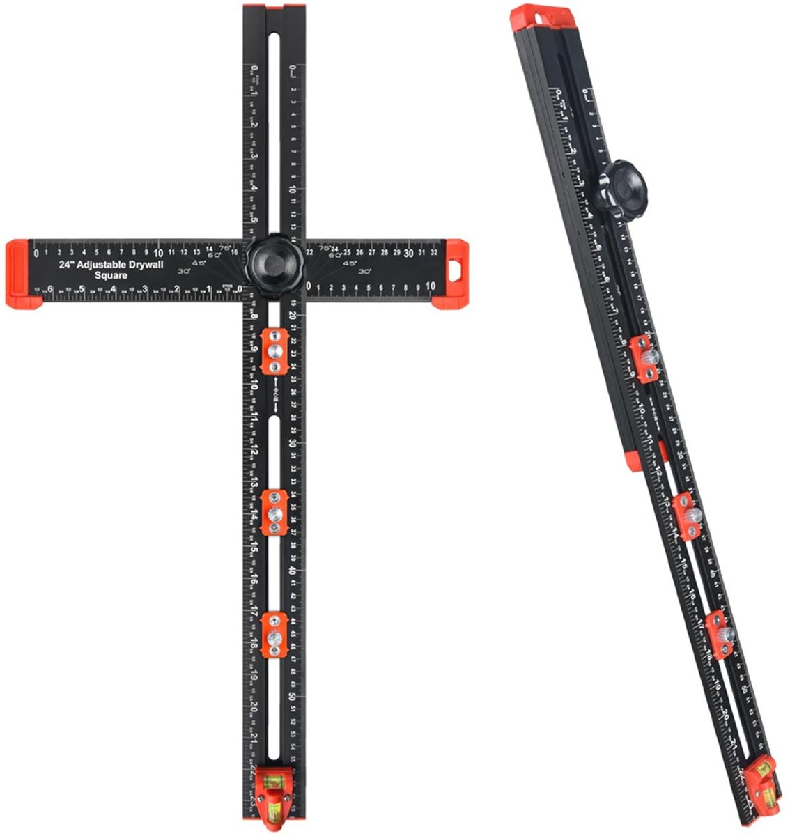 2-in-1 Boren Positioneringsliniaal voor Houtbewerking – Precisietool voor Kabinet Hardware