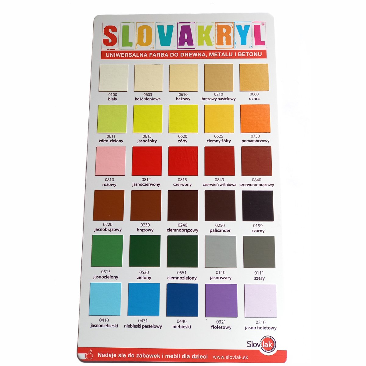 SLOVLAK Slovakryl - Acrylverf Mat - Paars - 0.75L - Waterbasis & UV-Bestendig