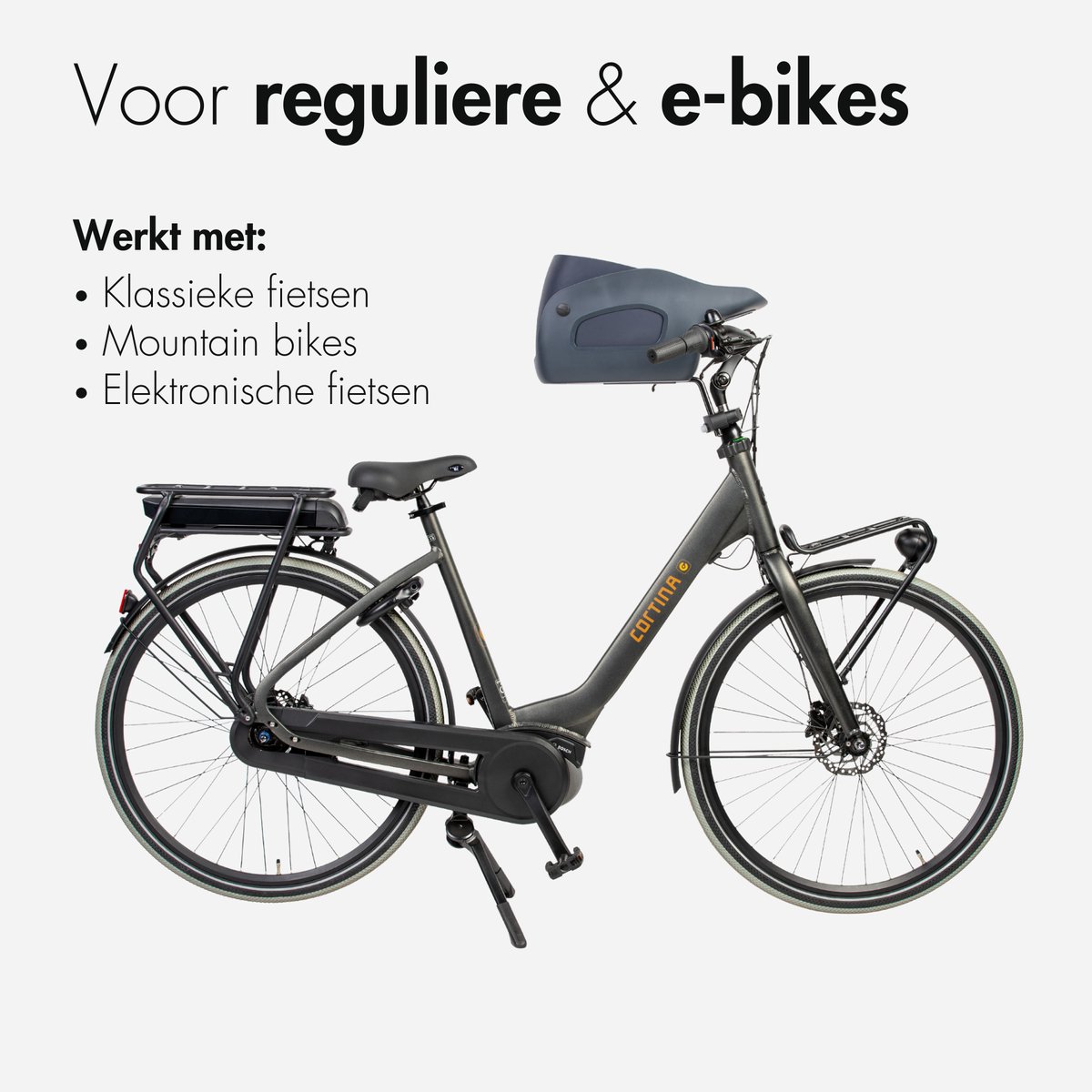 Kvisp® - Fietsmand voor Honden Voorop - Midnight Gray - M Harnas - Voor honden tot 12kg - Ook geschikt voor Elektrische Fietsen - Hondenmand Fiets - Veiligheid Voorop - Bekroond ontwerp – foto 6