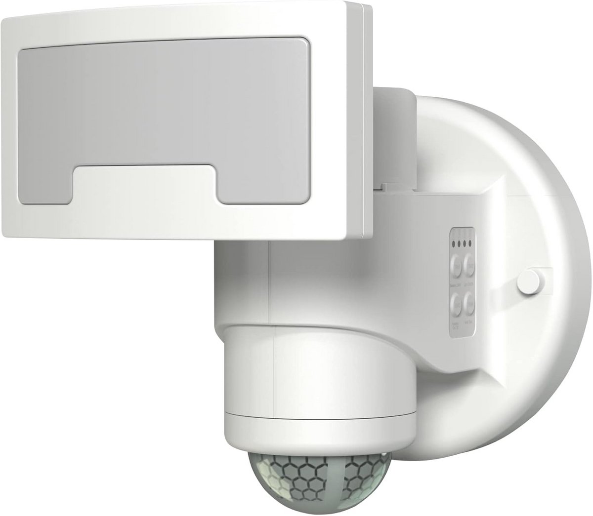 Bewegingsmelder voor buiten met PIR-sensor en LED-schijnwerper – Weerbestendig en 210° gezichtsveld