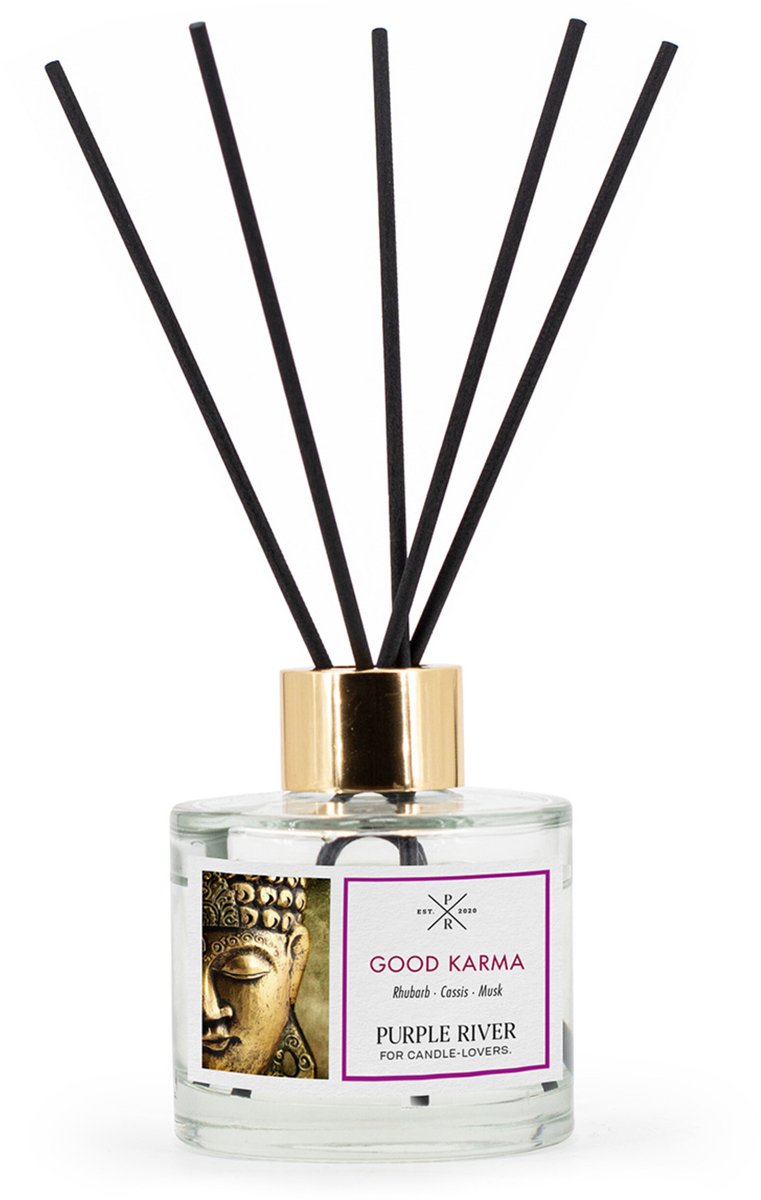 Purple River Candle Geurstokjes - Goed Karma