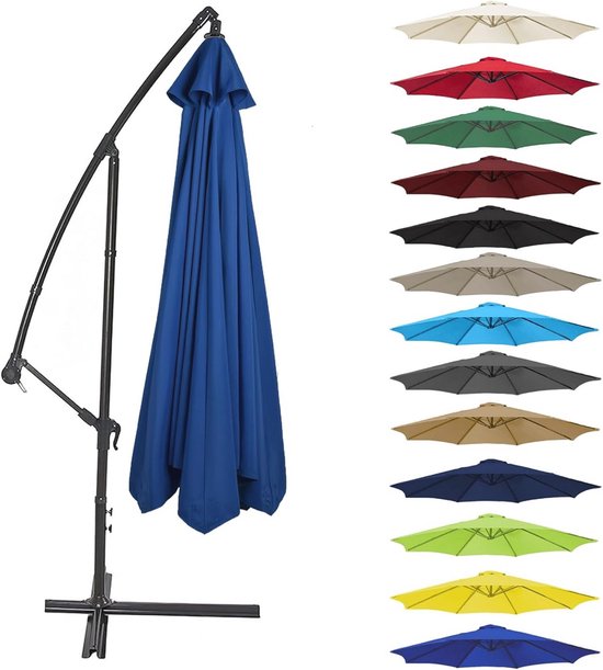 LMYDIDO Vervangende parasolhoezen 3 meter 6 armen parasol vervanging luifel tuin