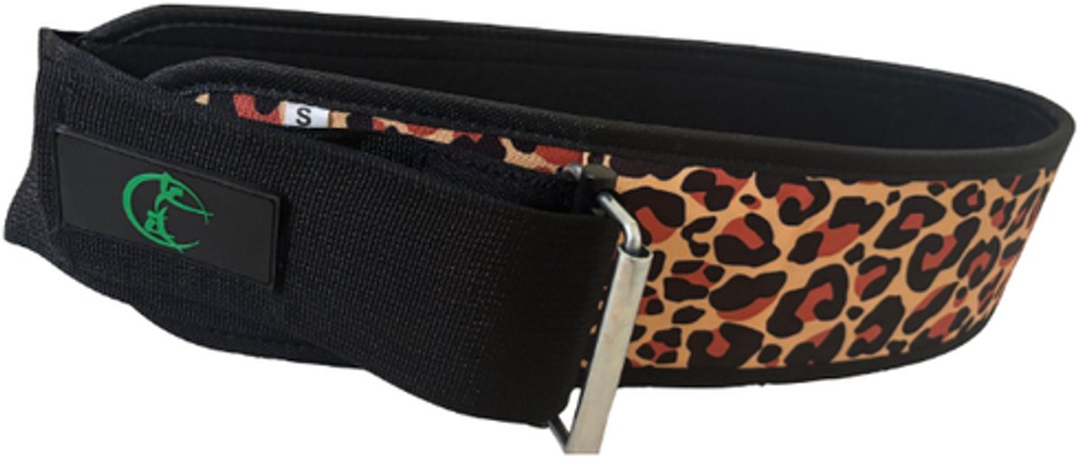 ChawFitness - Selflocking Belt - Gewichthefriem - Halterriem - Cheetah - Small