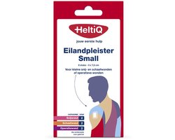 HeltiQ Eilandpleister Small - 8 - 5 x 7,5 cm - 8 stuks