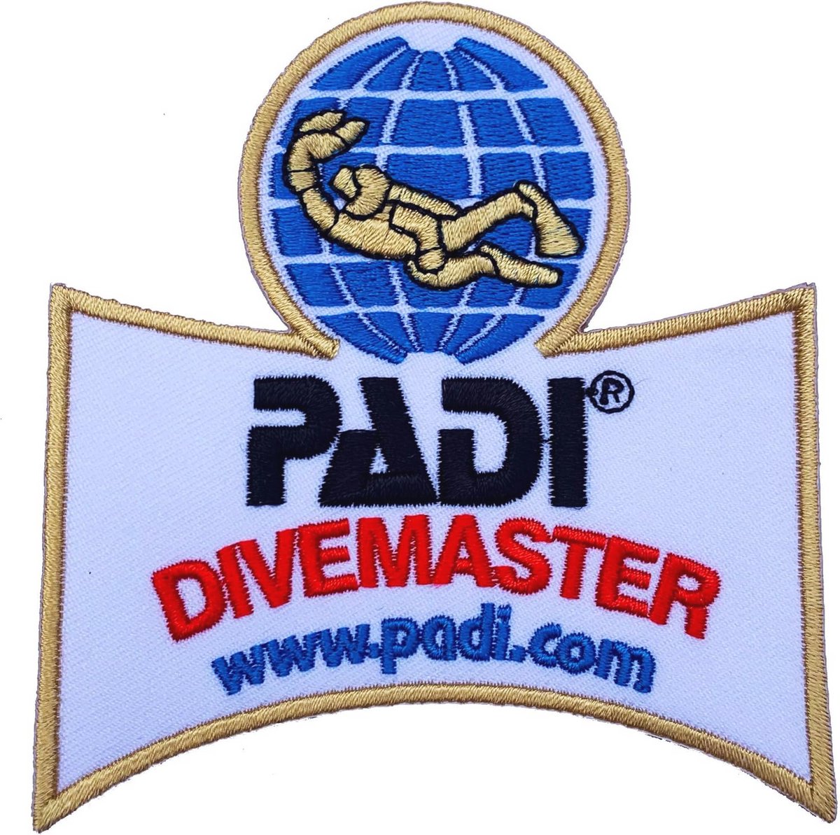 Divemaster Schouderembleem voor Duikers