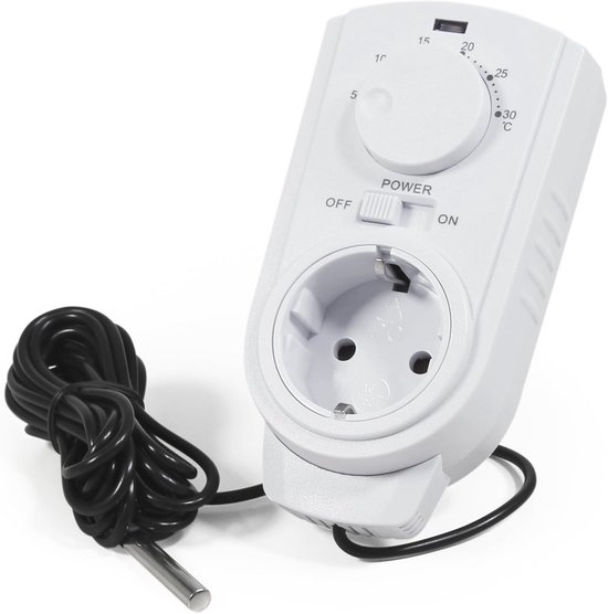 Priza Cu Termostat Trotec BN30, Control Al Temperaturii Ambientale Prin Aparatele De Incalzire Sau Racire Conectate Maxim 3680w 4052138011904