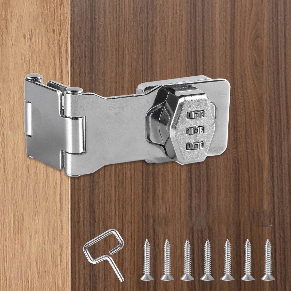 Wachtwoord Hasp Slot - 90-180 Graden Verstelbare Beveiliging voor Deur en Locker