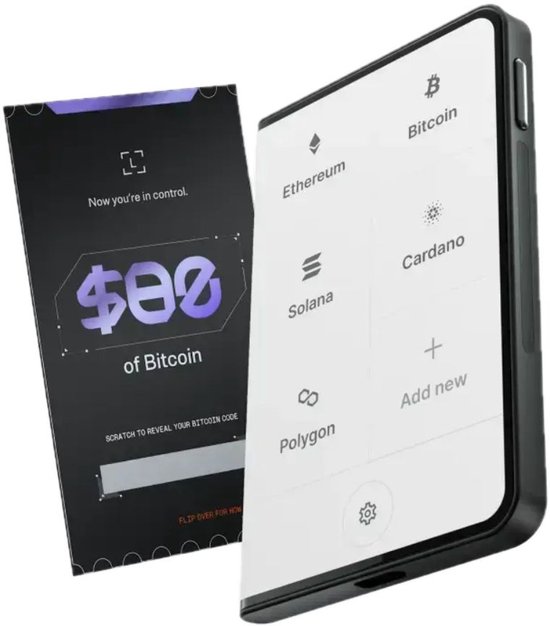 Ledger Stax + 80 Dollar Bitcoin Voucher – Hardware Wallet