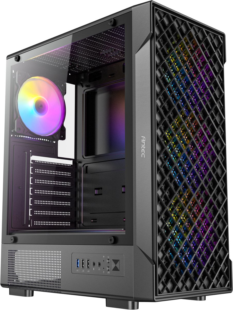 Antec VX-320 ARGB Midi Tower Zwart