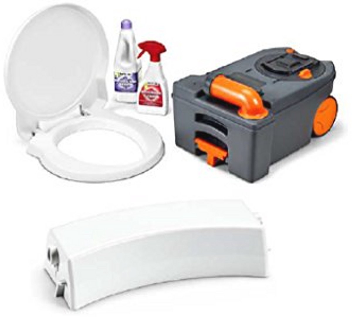 Verwijderbare Cassette Toilet Tank geschikt voor C250-C260