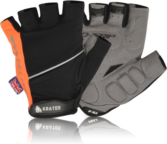 Halfvinger Handschoenen - Punk Leren Fietshandschoenen Vingerloos, Unisex Zwart Voor Motor En Hiphop