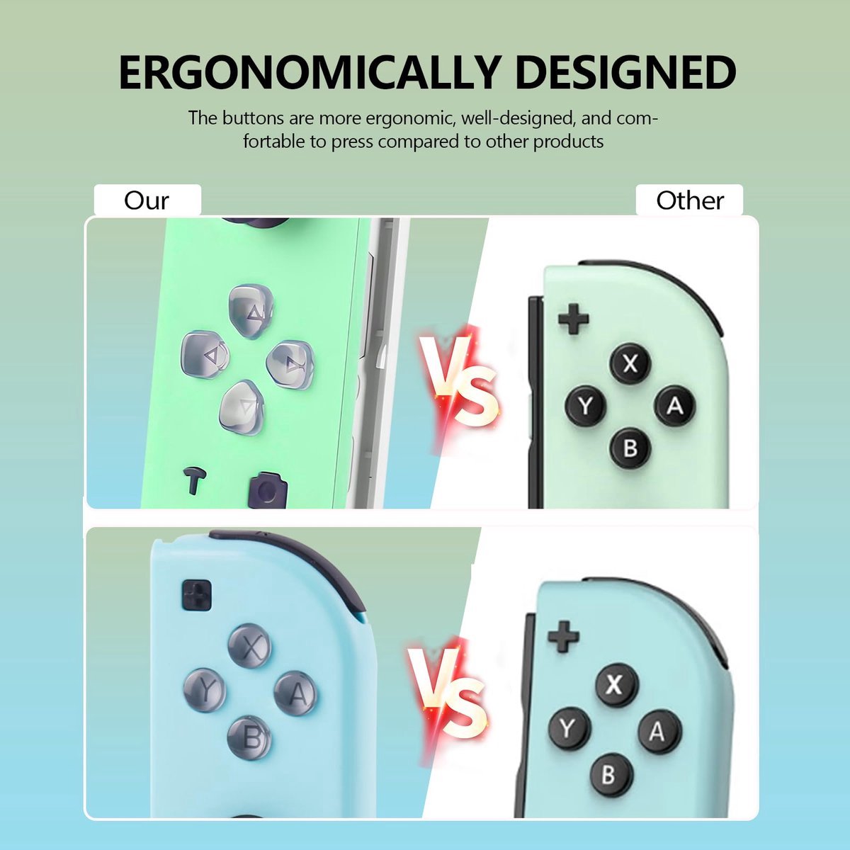 Namajunas Draadloze Joy-Con Set Nintendo Switch (6-assig) thumbnail 2