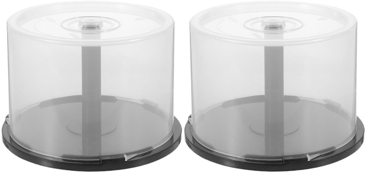 With 2 blank CD cubes for storing CDs, CD protection, round DVD holder for CDs, travel CD boxes, blank pages