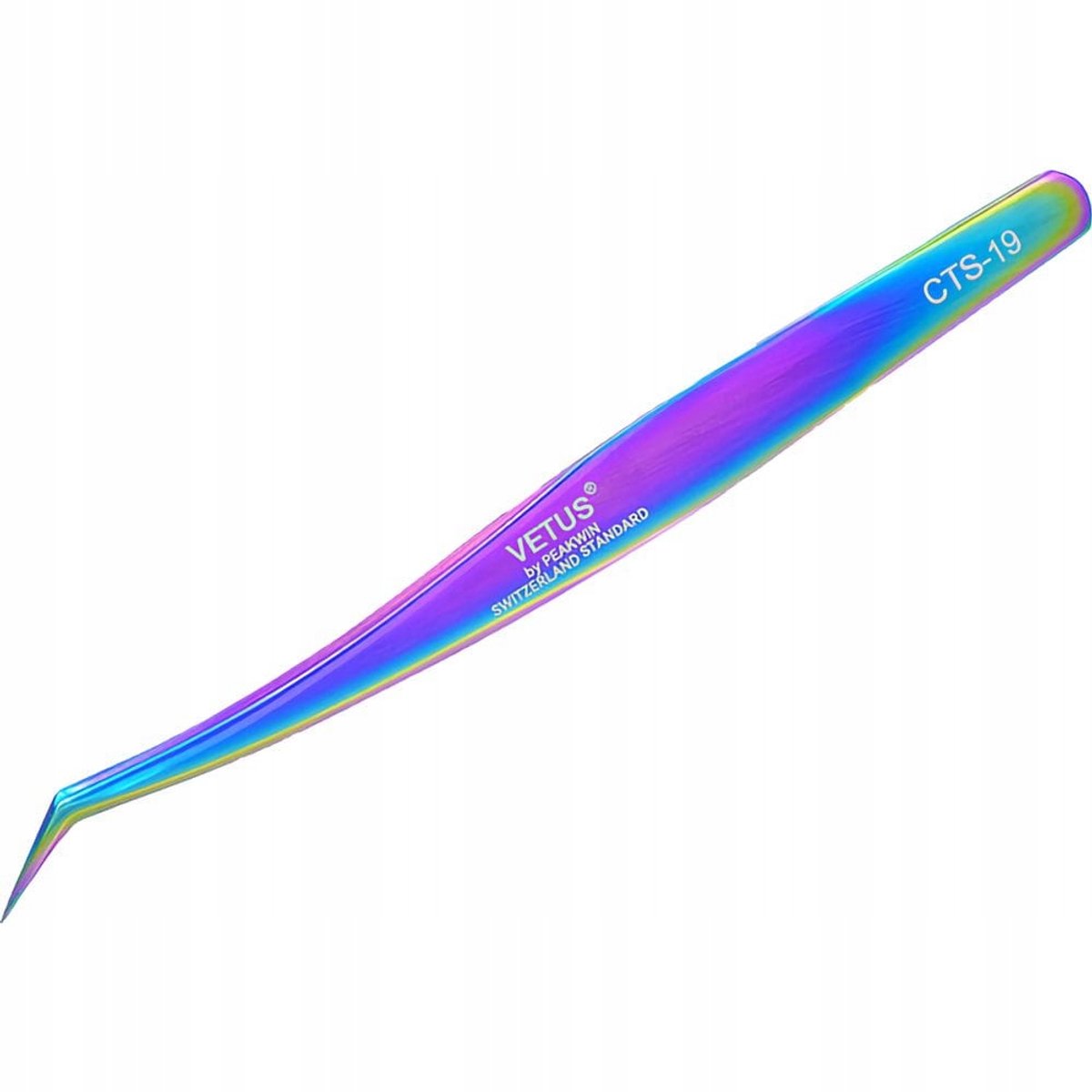 Vetus CTS-19 Pincet - Gebogen Scherpe Punt voor Elektronica Reparatie