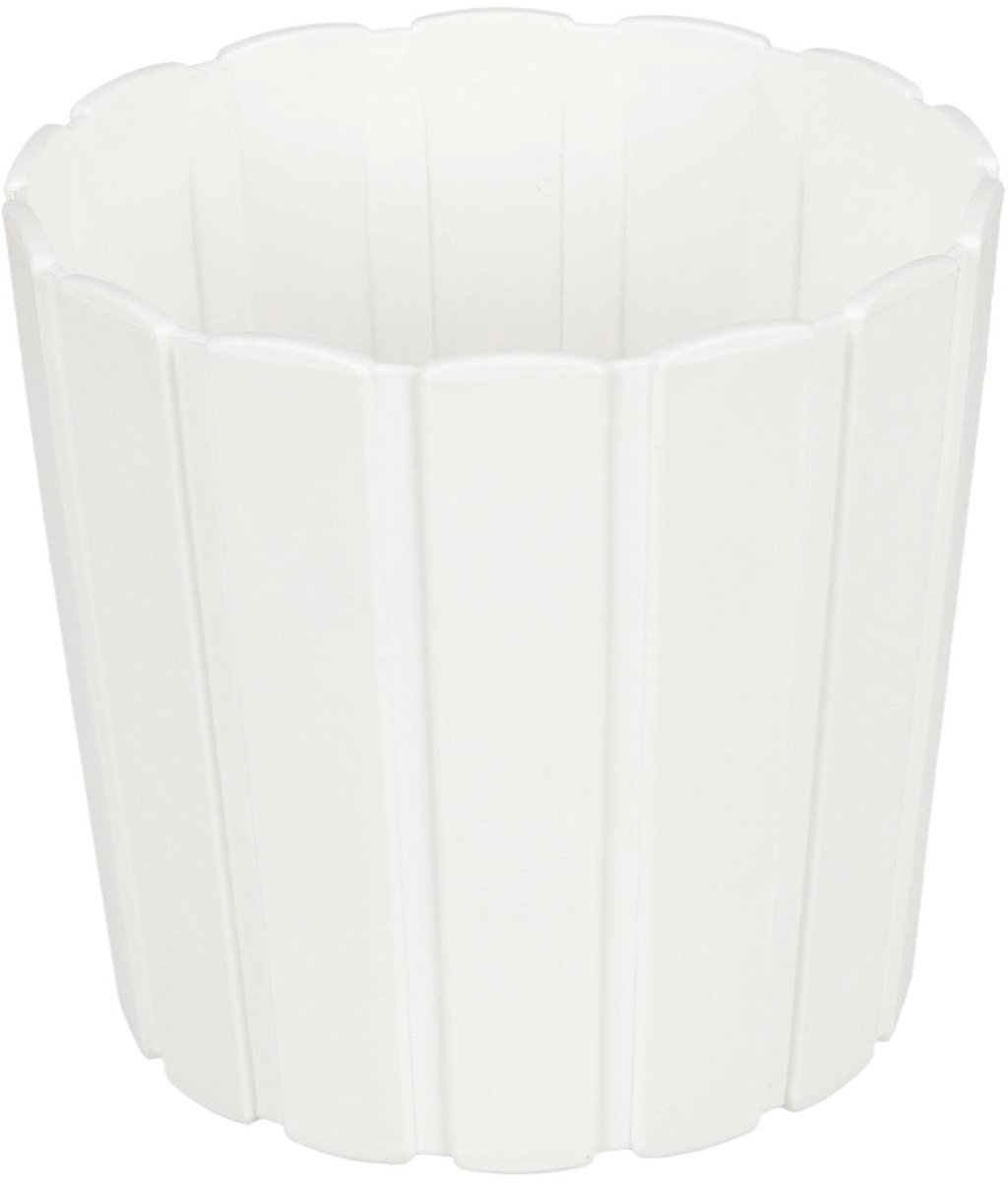 Plastieke Bloempot - Balkon & Terras - Wit - 14,4 x 13cm
