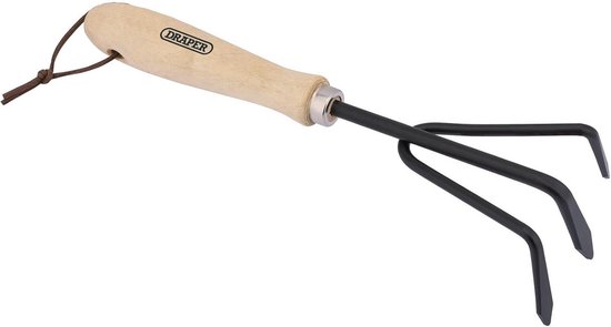 Koolstofstaal handtroffel met hardhouten handvat - Perfect voor tuinieren — afbeelding 5