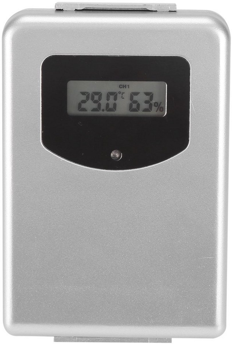 Draadloze Temperatuur- en Vochtigheidsmeter met Digitale Afstandsbediening - Weerstation voor Binnen en Buiten