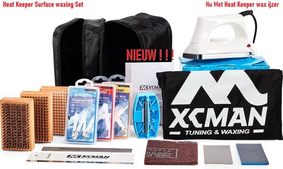 16-delige professionele wax- en tuningset voor ski's en snowboards