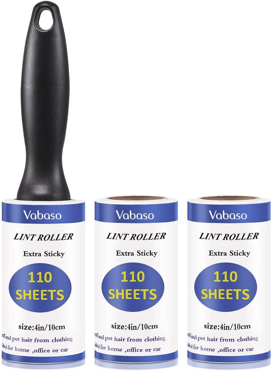 Extra plakkerige plakkerrol - Lintroller voor kleding, meubels en tapijt - 330 vellen