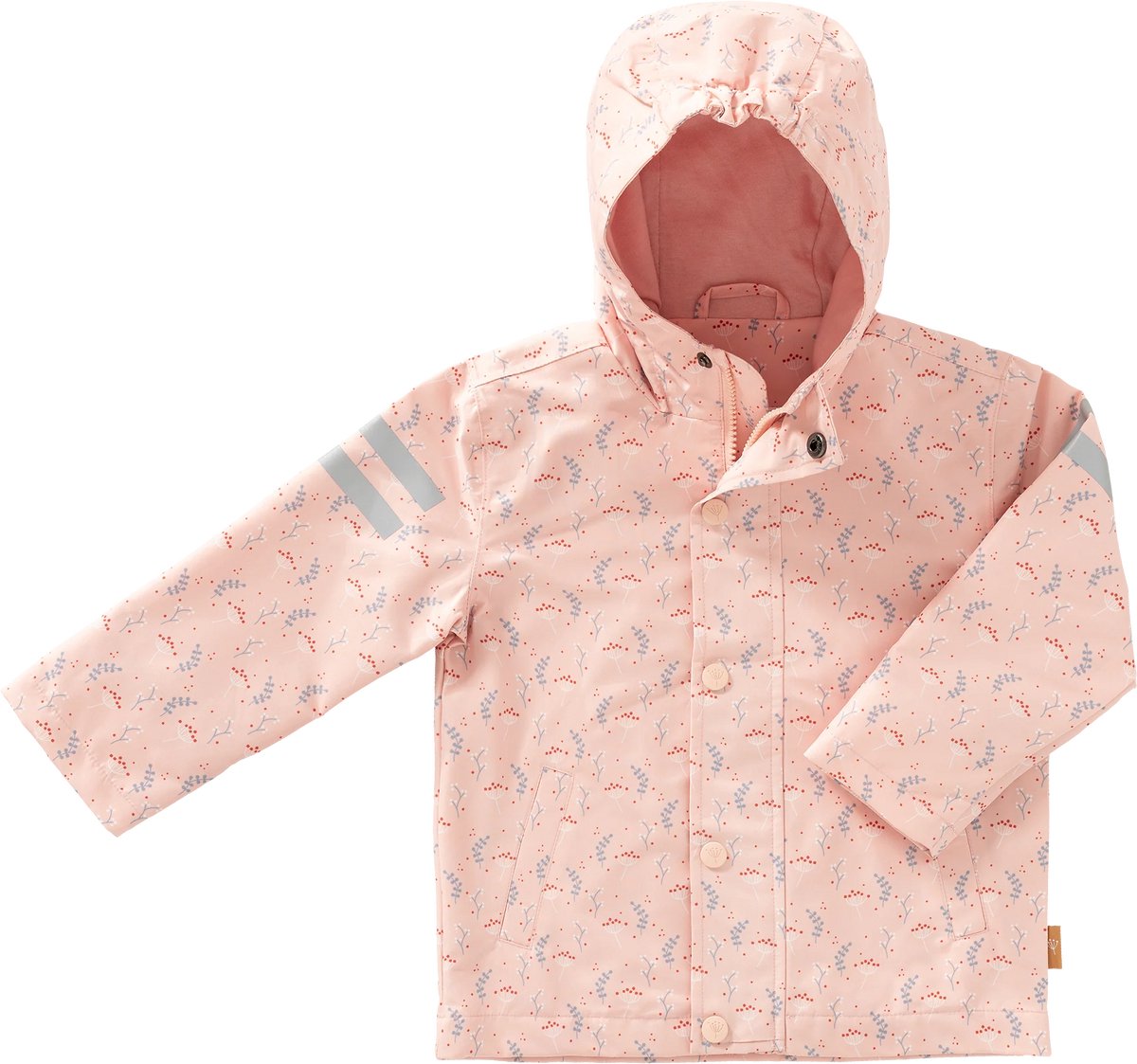 Fresk Regenjas voor Kinderen 4 yrs Ritssluiting Reflectoren Kinderjas met Capuchon Waterdichte Jas Ademend Bionic Finish Jongens Bear