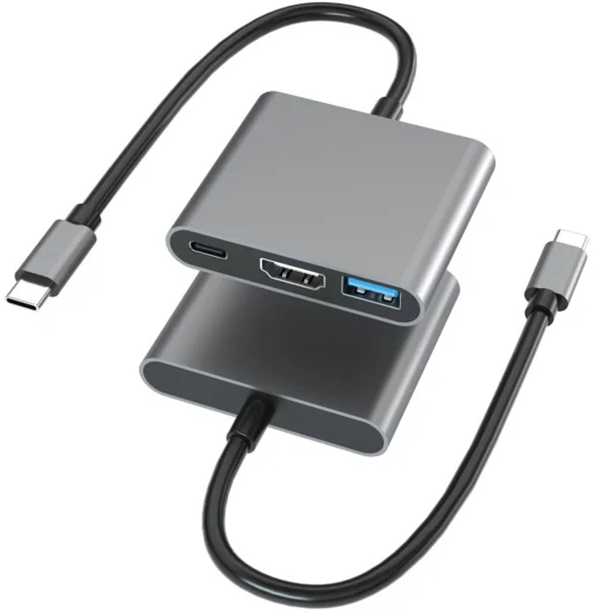 Nexara - USB-C Hub - 4K HDMI - USB-Splitter - USB 3.0 - Universeel